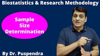 Part 2 Sample Size Determination  Research Methodology amp Biostatistics By Dr Puspendra [upl. by Aiseneg]