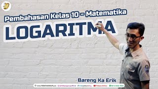 Kelas 10 SMA  Matematika  Logaritma  Bimbel Tridaya Online [upl. by Nilats479]