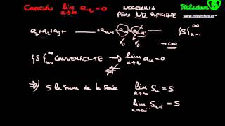 CONDICION NECESARIA NO SUFICIENTE PARA CONVERGENCIA SERIE 49 CÁLCULO INFINITESIMAL Mistercinco [upl. by Kentigera501]