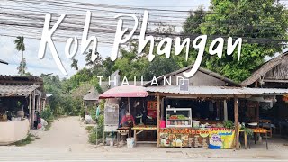 Koh Phangan Island Drive from Haad Rin Beach to Thong Sala Pier Thailand Part 3 [upl. by Hallett415]