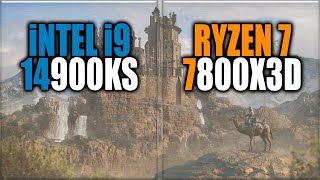 14900KS vs 7800X3D Benchmarks  Tested in 15 Games and Applications [upl. by Alitta631]