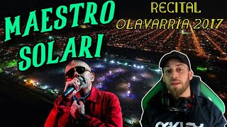 🇦🇷INDIO SOLARI RECITAL OLAVARRÍA 2017 REACCIONANDO ARGENTINA🇪🇦 [upl. by Winsor]