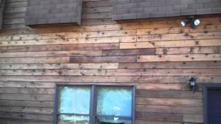 Stripping Reviving and Staining Wood Siding [upl. by Veno]