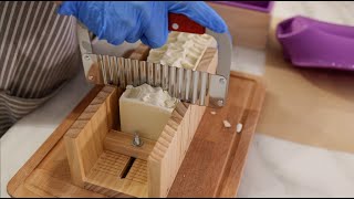 Making RAW GOAT MILK SOAP [upl. by Ecart]