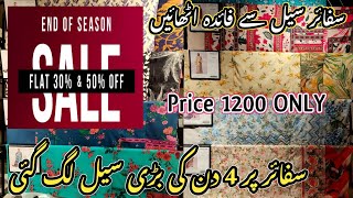 Sapphire End Of Season Sale Flat 59 amp 30 Off  Sapphire Sale Today Entire Unstitched collection [upl. by Dnalor]