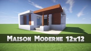 TUTO MAISON MODERNE 12X12   Minecraft [upl. by Crista]