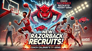 Coach Caliparis Hidden Gems New Razorback Recruits Revealed 🔥🏀 [upl. by Helbonia470]