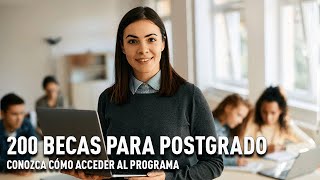 Hay unas 200 becas para profesionales que buscan hacer postgrados en el extranjero [upl. by Duffy]