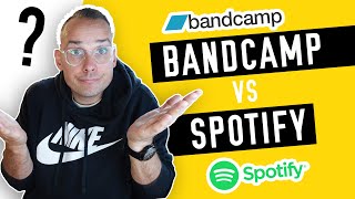 BANDCAMP vs SPOTIFY  Advice for Record Labels and DIY Artists [upl. by Ahsuatan979]