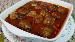 எண்ணெய் கத்தரிக்காய் குழம்புChettinad Ennai Kathirikai KulambuBaby Brinjal CurryBrinjal gravy [upl. by Azpurua]