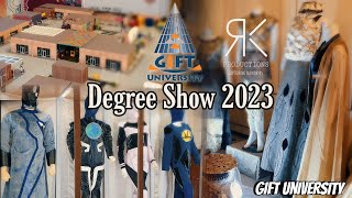 Gift University Degree Show 2023 RK Productions Fashion Graphics Interior Designers [upl. by Demona]