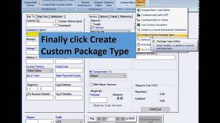 UPS WorldShip  Custom Package Types [upl. by Mit]