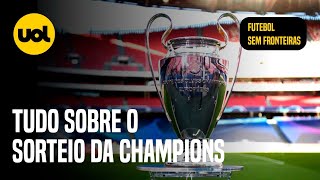 🔴 Champions BARCELONA e BAYERN no grupo da morte Veja análise do SORTEIO ao vivo [upl. by Sarina]