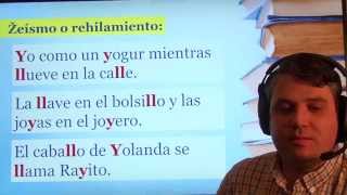 Práctica de pronunciación del español Fonema ʝ [upl. by Jeanette642]