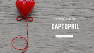 Captopril  Uses Dosage Side Effects amp Mechanism  Capoten [upl. by Nyleahs]