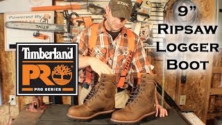 Timberland Pro Ripsaw 9quot Logger boot review 1  New [upl. by Togram622]