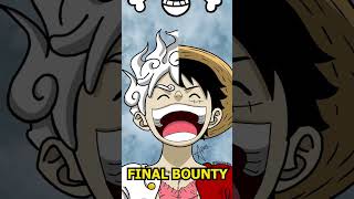 Luffys FInal Bounty Revealed  ONEPIECE 🤯 [upl. by Landmeier]