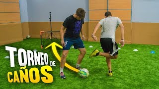 ¡TORNEO de CAÑOS en la OFICINA Retos de fútbol [upl. by Ahselyt]