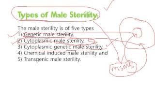 male sterility and its types [upl. by Giuditta4]