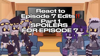 Murder drones amp Solver Hosts react to Ep 7 Edits  Murder drones  Spoilers  Gacha Club [upl. by Hogg]