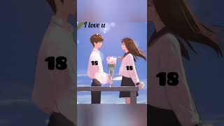 Requested Same agelove story13❤13anime shorts edit [upl. by Tess]