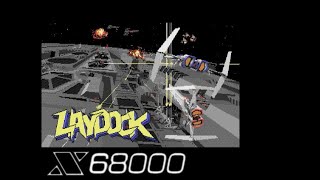 X68K LAYDOCK Unofficial Port レイドック 非公式版 Sharp X68000 [upl. by Nawrocki]