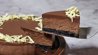 The Best NoBake Chocolate Cheesecake Recipe Ever [upl. by Laeno466]