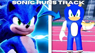 I Put Sonic In Roblox Track amp Field [upl. by Nilrah104]