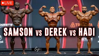 Mr Olympia 2023 Prejudging Callouts amp Review Who Wins Hadi vs Samson vs Derek [upl. by Fregger]