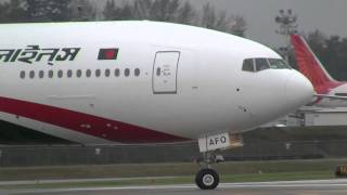 Biman Bangladesh Airlines Boeing 777300ER Delivery Flight [upl. by Enitsirc]