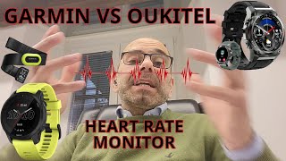 Garmin VS Oukitel HRM TEST forerunner955 oukitel bt50 [upl. by Ameluz]