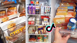 Mini Fridge Restocking  Satisfying ASMR 💗 [upl. by Ladnar]