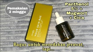 Review Avoskin Your Skin Bae Panthenol 5  Mugwort  Cica Serum  Pemakaian 2 minggu [upl. by Salamanca]