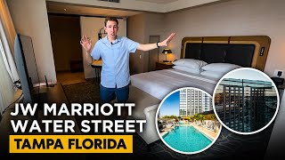 JW Marriott Tampa Water Street Tour amp Review Top Luxury Hotel In Tampa Florida [upl. by Nivlem632]