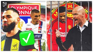 Le CLAN Benzema OUVRE la PORTE à un RETOUR à l’OL Martial PLACARDISÉ à MU  Revue de presse [upl. by Vashtee]