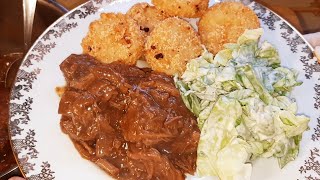 Stoofvlees Beef Stew With Beer Rosti amp Salad Preparation  JennyQ [upl. by Pigeon]