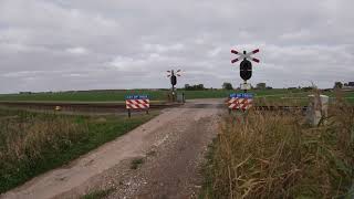 Spoorwegovergang Dronryp  Dutch Railroad Crossing [upl. by Candie]