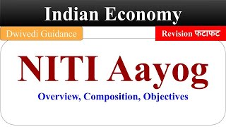 NITI Aayog niti aayog objective niti aayog composition indian economy indian economy bcom 5th [upl. by Sharline]