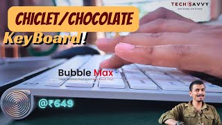 Wireless Keyboard  Portronics Bubble Max  24 G WirelessBT portronics bubblemaxtechsavvy009 3 [upl. by Nerag]