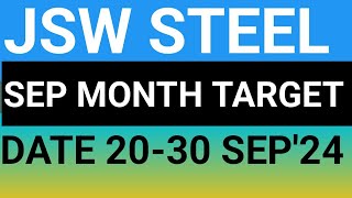 JSW STEEL STOCK LATEST NEWS UPDATES 20SEP24JSW STEEL SHARE LATEST NEWS UPDATES WITH NEW TARGET [upl. by Mortimer]