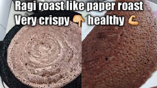 Ragi dosa with ragi flour crispy ragi dosa finger millet dosa recipe [upl. by Keslie]