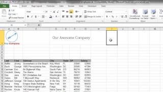 How to Design and Format an Excel Spreadsheet [upl. by Stu]