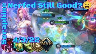 Seraphine  Nerfed Still Good  Patch 52c   Ranked  Ep356 [upl. by Bej]