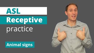 RECEPTIVE ASL Practice Videos  Improve your receptive sign language skills  ASL test for beginners [upl. by Gavette]