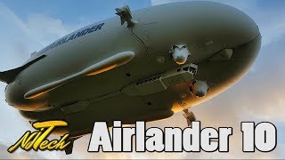 Hybrid Air Vehicles  Airlander 10 practising approaches [upl. by Aniehs]