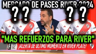 DISTACIO Estos son LOS NUEVOS REFUERZOS que RIVER PLATE esta BUSCANDO  Mercado de Pases River [upl. by Keffer844]