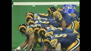 1999 Week 7 Browns vs Rams Highlights [upl. by Luapsemaj]