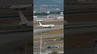 AeroLogic Boeing 777F departure from southern runway 07R [upl. by Nive359]