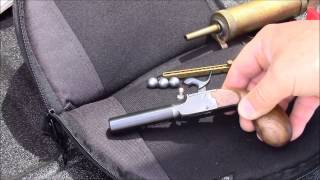 Pedersoli Liegi Black Powder Derringer Screw Barrel [upl. by Becket]