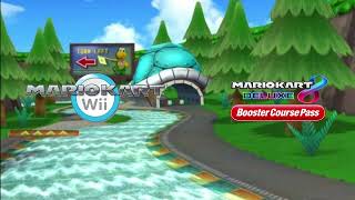 Koopa Cape Mashup  Mario Kart Wii  8 Booster Course Pass [upl. by Aidole]